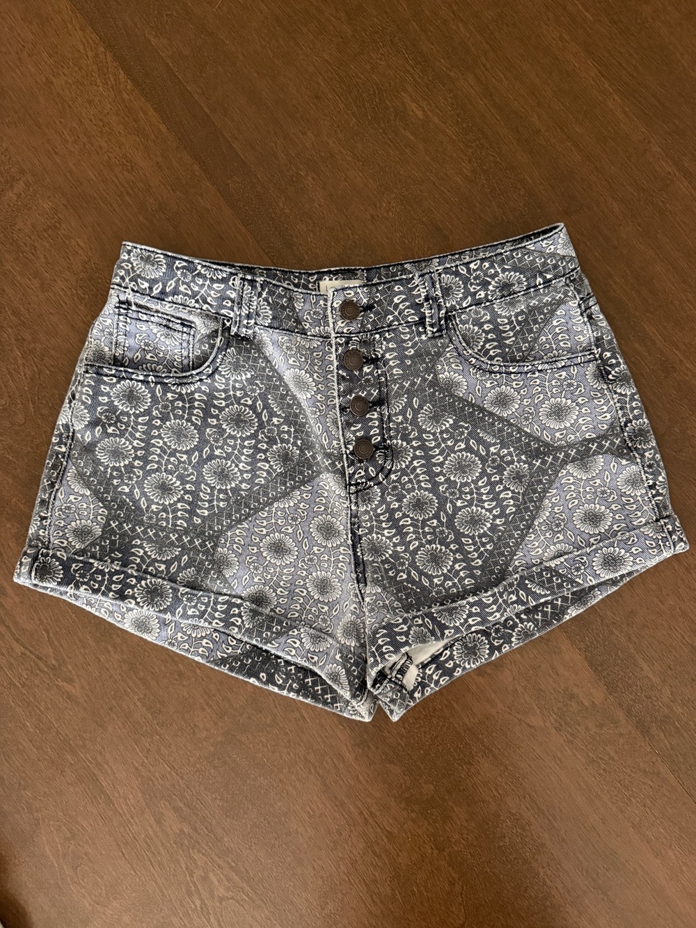 Boho Blue Denim Shorts size 30